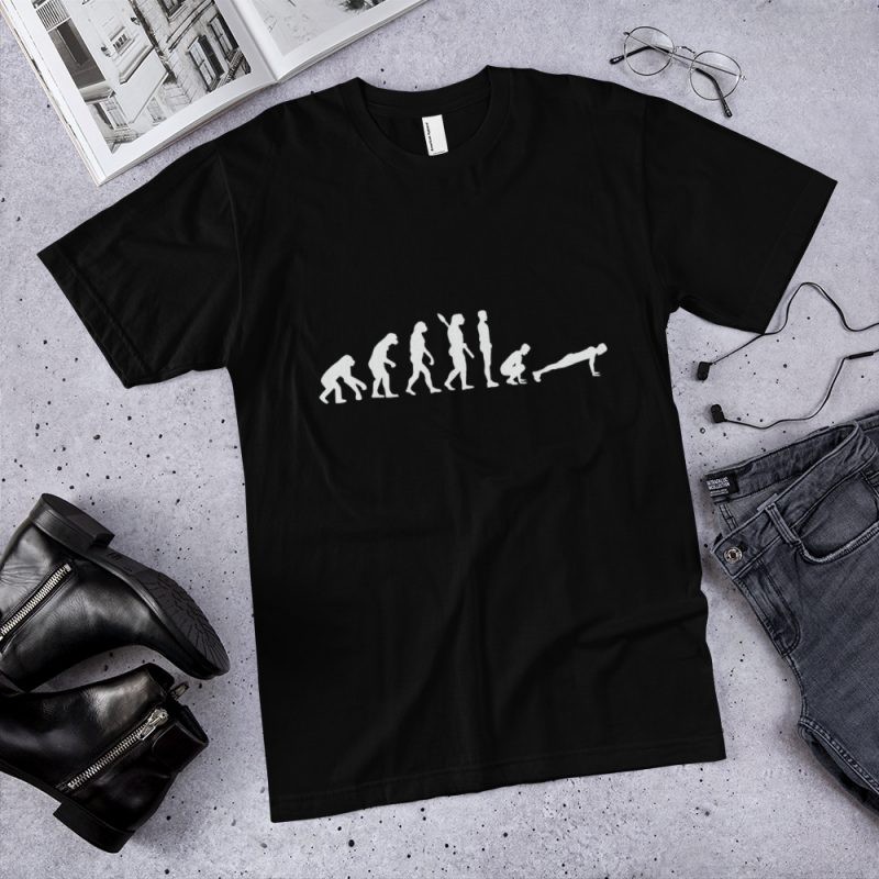 burpee evolution original Crossfit t-shirt workout apparel
