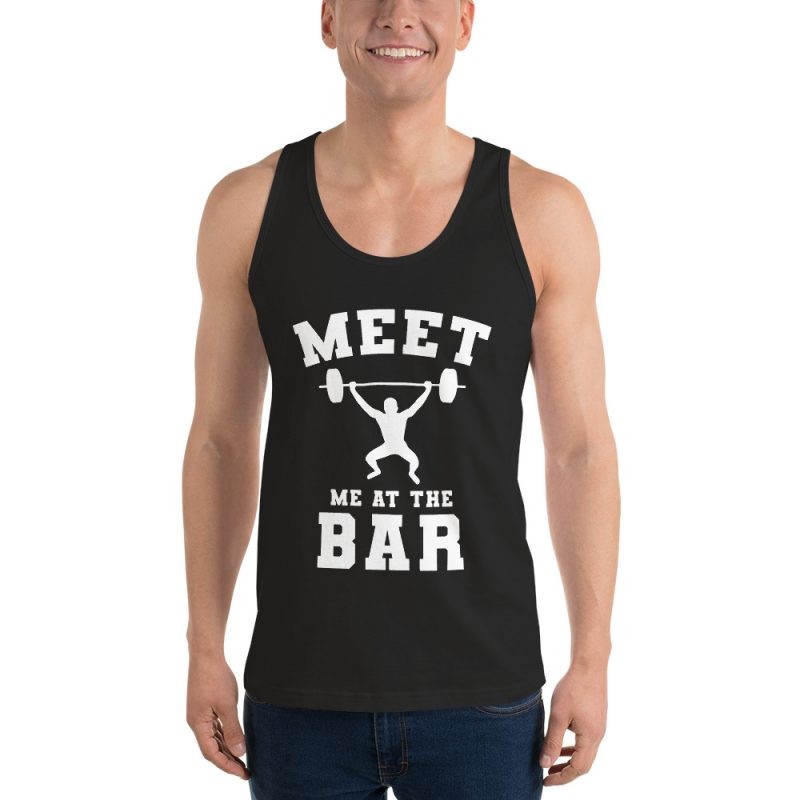 Meet Me At The Bar original Crossfit tank top singlet cut off workout apparel